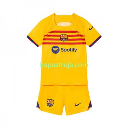 Billiga Fotbollströjor FC Barcelona Barn Fjärde tröja 2022/23 Kortärmad
